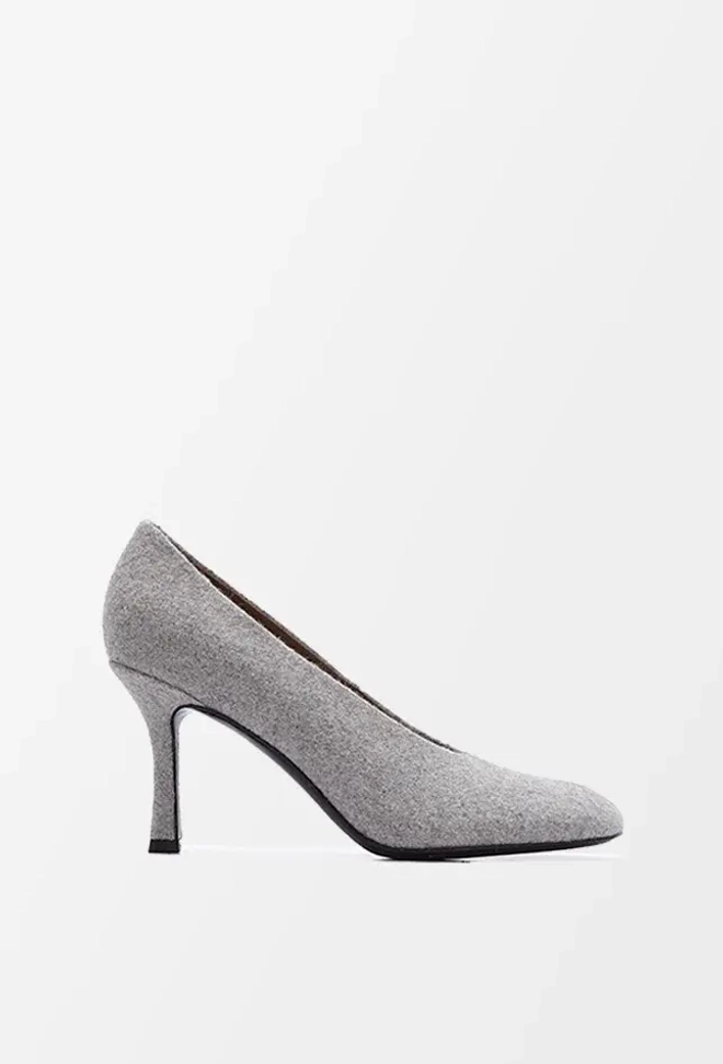Туфли TIME light grey 80 мм
