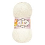 Пряжа Alize (Ализе) Cotton Gold / уп.5 мот. по 100 г, 330м, 062 молочный A