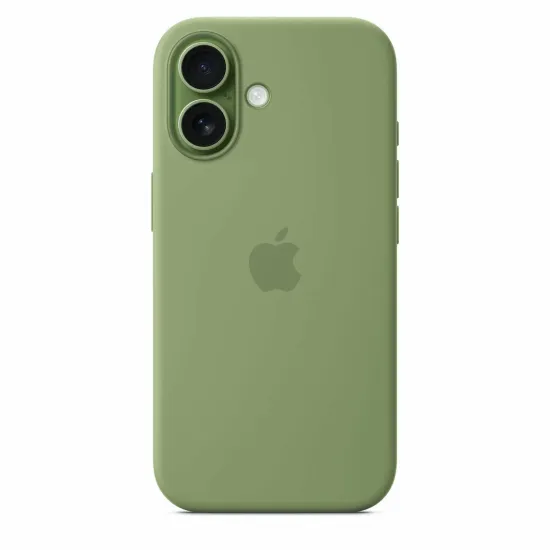 Чехол Apple MagSafe для iPhone 17, силикон, светлый мох