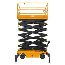 Подъемник ножничный самоходный SJY-0.3-13A (300 кг, высота подъема 12,8 м) SMART