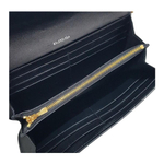 Balenciaga Leather Clutch Women"s Black