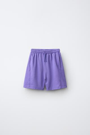 ZARA - FRUIT OF THE LOOM™ ШОРТЫ, ФИОЛЕТОВЫЙ