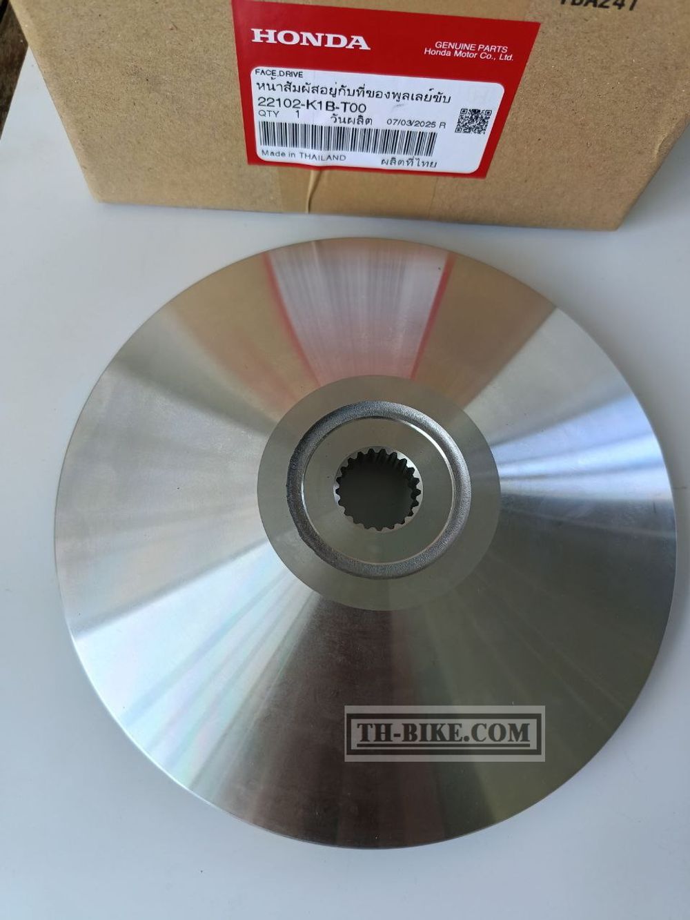 22102-K1B-T00. FACE, DRIVE. HONDA