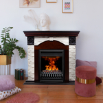 Каминокомплект Real Flame Dublin Lux AO с очагом 3D Oregan