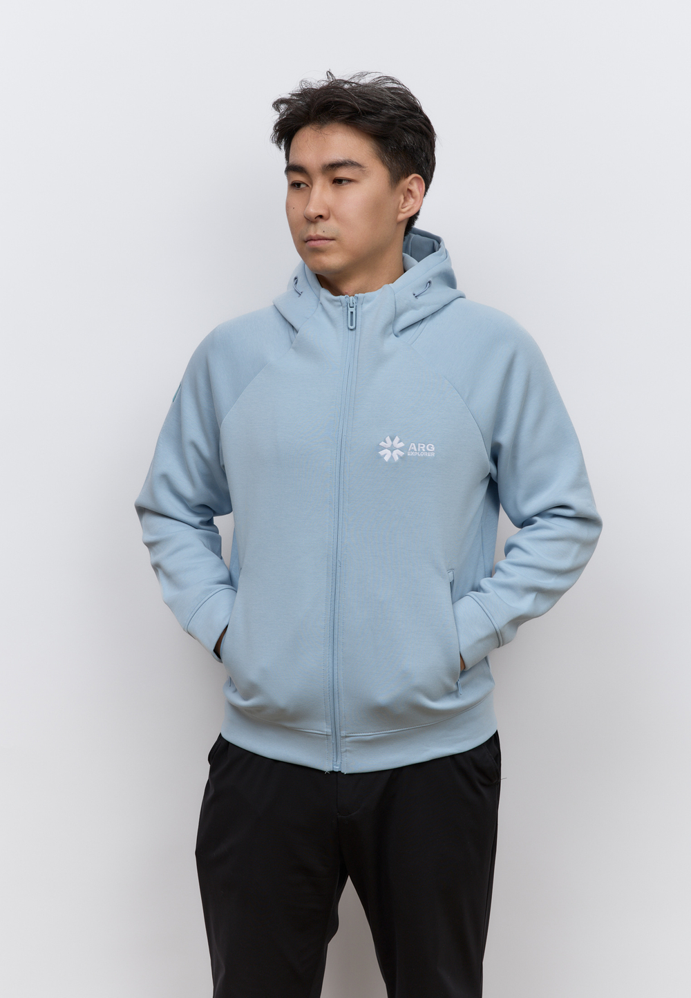 Кофта на замке ARGYMAQ EXPLORER LIGHT BLUE