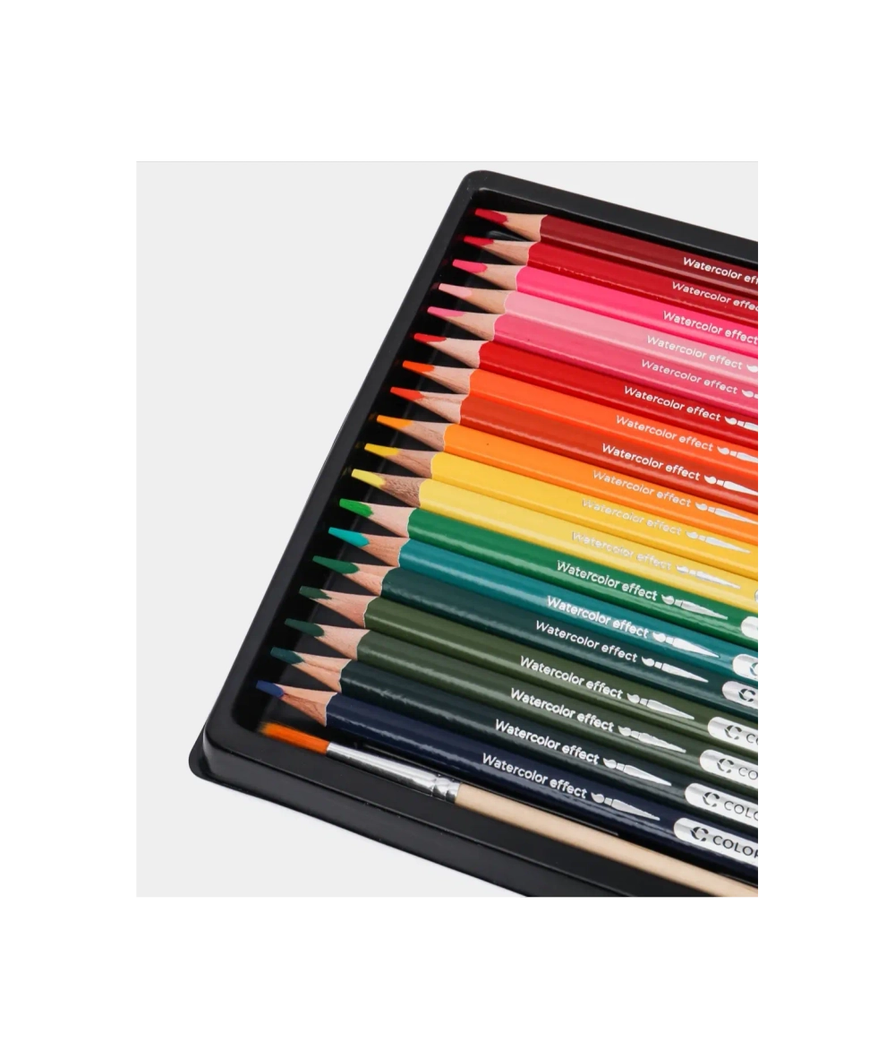 Карандаши акварельные художественные 36цв. Deli Color Emotion, липа EC00730
