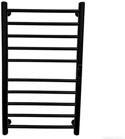 Полотенцесушитель электрический Rein Classic 10-Matte Black 800*450 мм