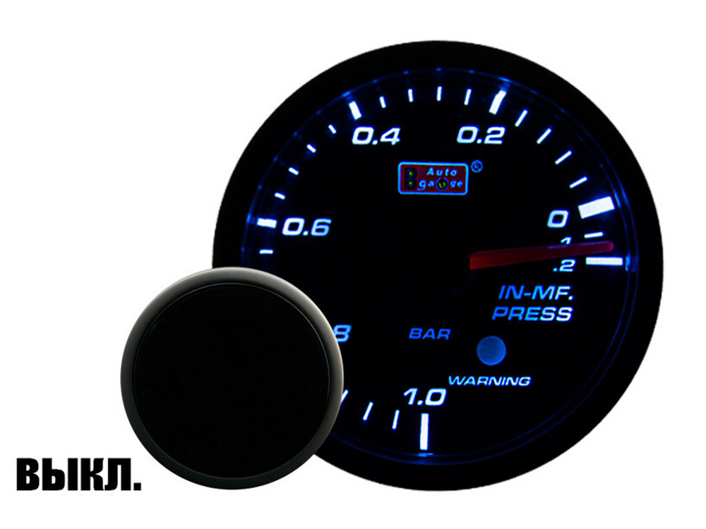Указатель разряжения 60mm, 270 град с индикатором и бипером (>0)