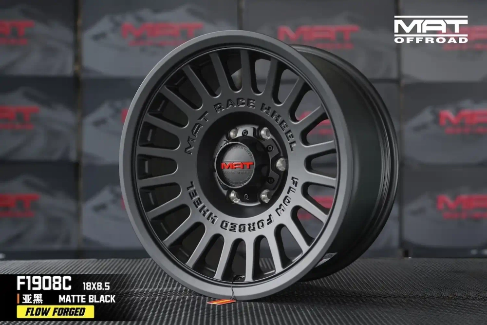 Диск колёсный литой MAT Offroad F1908C R17 8,0 ЕТ0 Matte Black