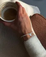 Подвеска В сердце буква / Love