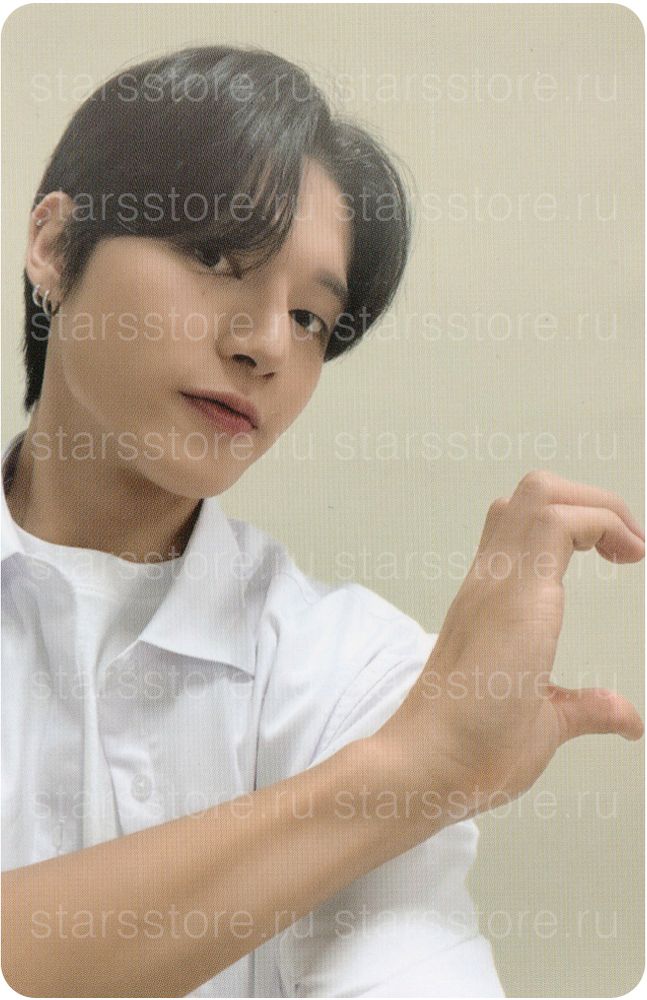 Фотокарта Wooyoung ATEEZ x Nacific ‘Dear. Youth’ (двусторонняя)