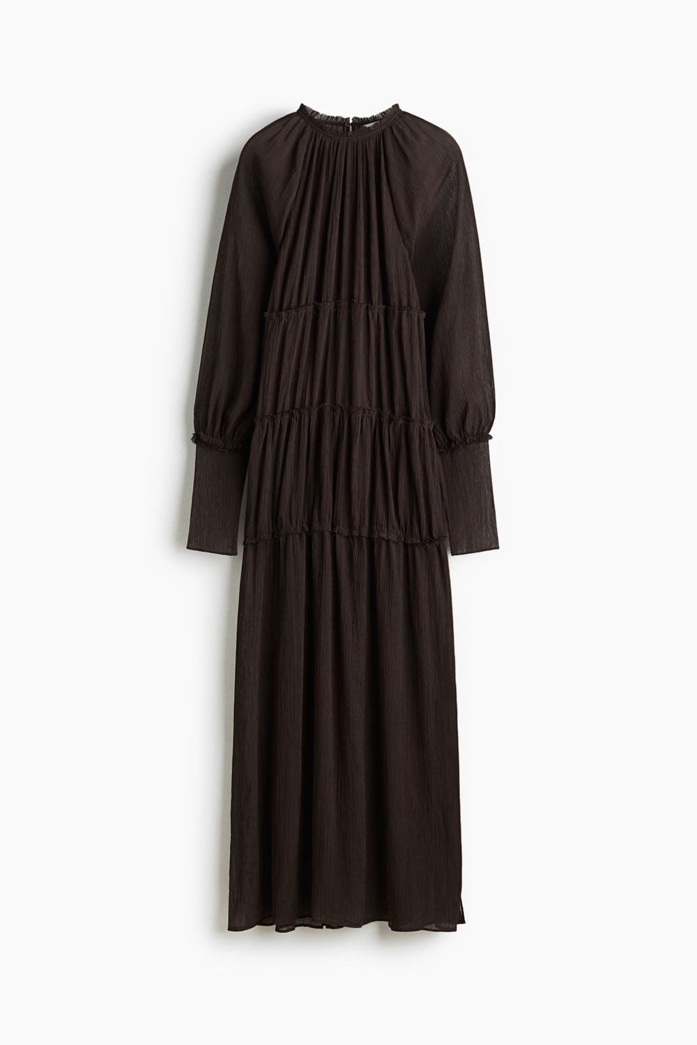 Шифоновое платье макси - H&M