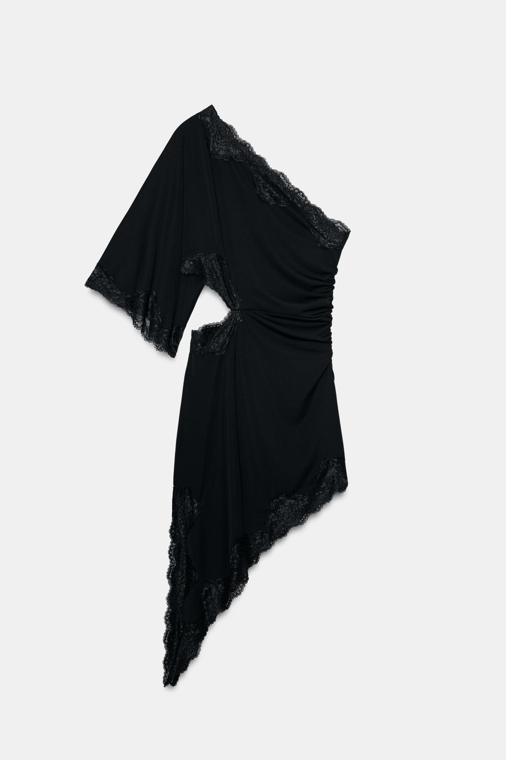 АСИММЕТРИЧНОЕ КРУЖЕВНОЕ ПЛАТЬЕ — ZARA
