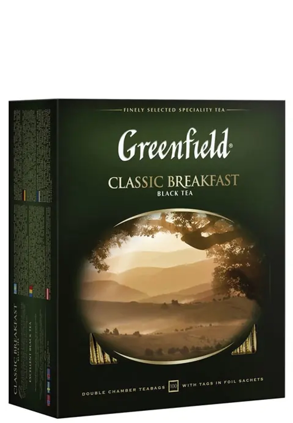 ГРИНФИЛД Классик Брекфаст (Greenfield - Classic Breakfast) черный, 100пак/1ш