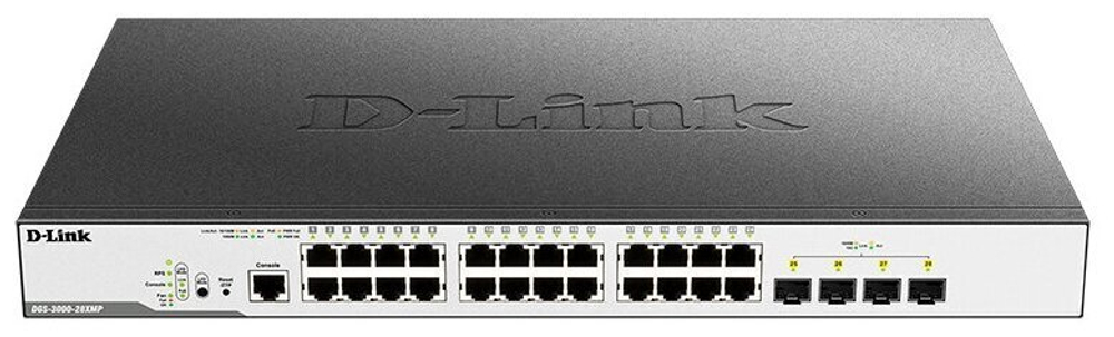 Коммутатор D-Link DGS-3000-28XMP