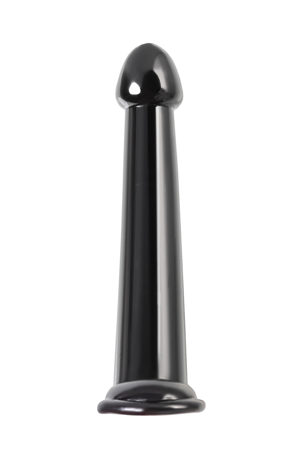 Нереалистичный фаллоимитатор TOYFA Basic Jelly Dildo L, TPE, чёрный, 20 см