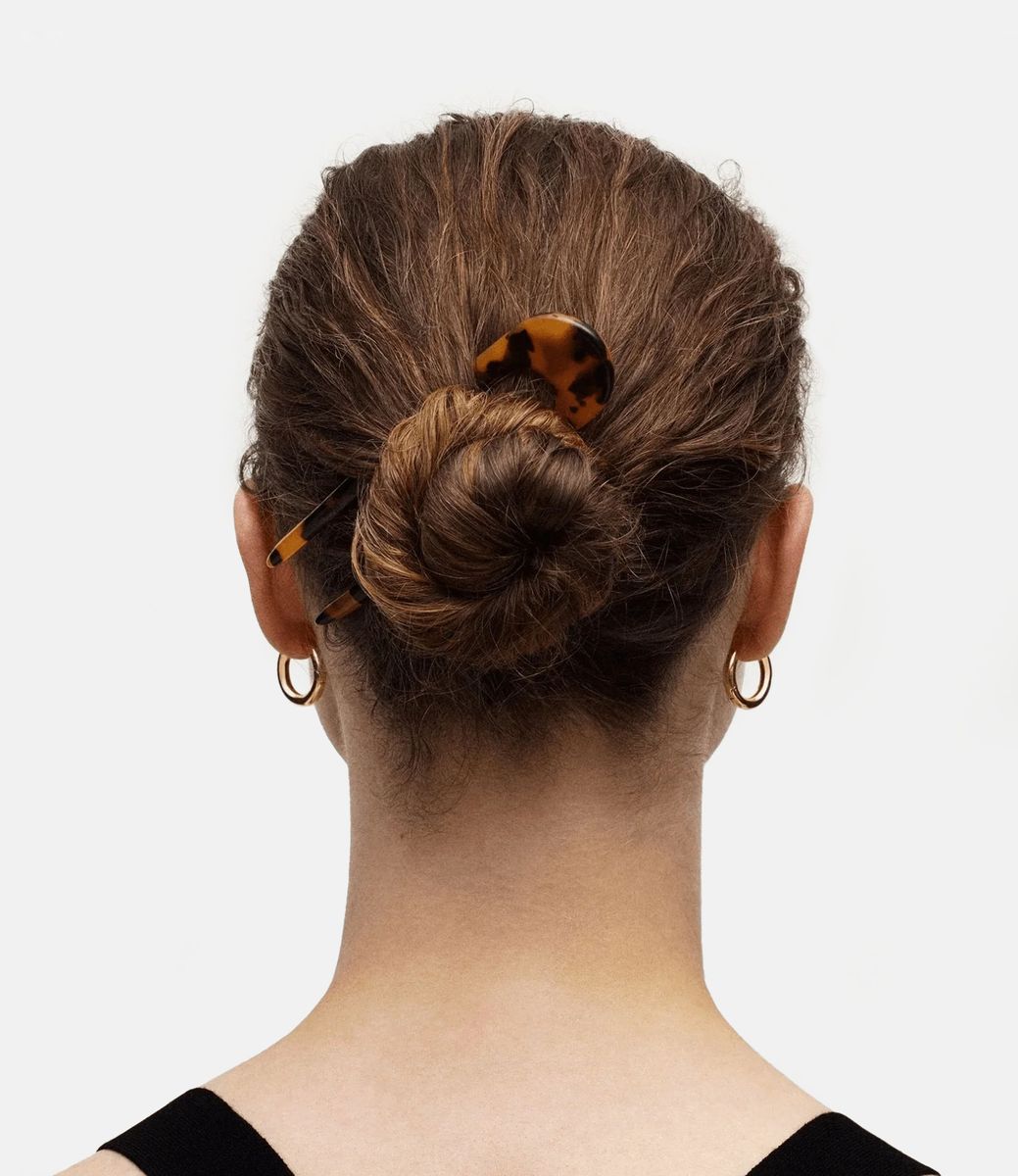 Machete French Hair Pin Blonde Tortoise — шпилька из ацетата