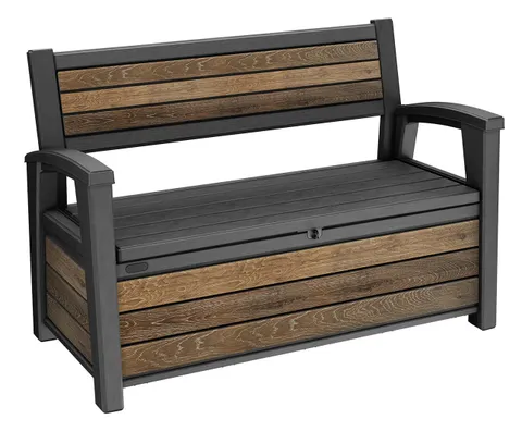 Keter Скамья ДЕКО орех (Deco Garden Bench) 227 л.