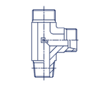 Штуцер FLC DL10 NPT 1/4 (корпус)