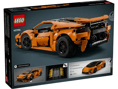 Конструктор LEGO Technic 42196 Lamborghini Huracan Tecnica Оранжевый