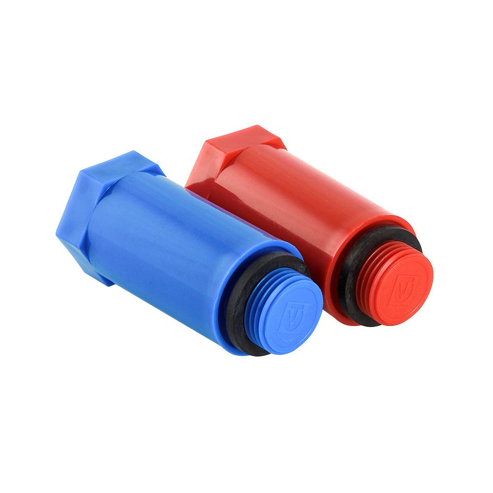 Комплект заглушек для водорозеток 1/2" НР (красная + синяя)