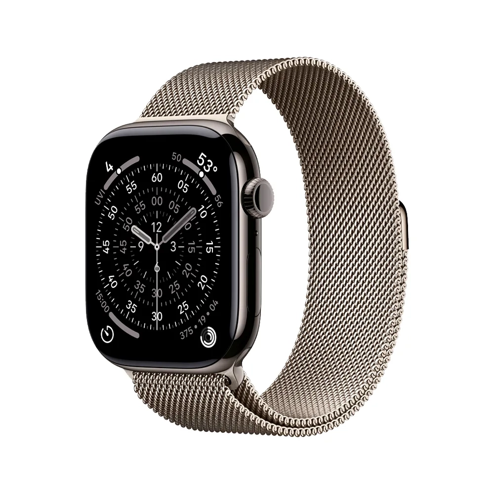 Умные часы Apple Watch Series 11 GPS + Cellular, 46mm, Slate Titanium Case with Natural Milanese Loop
