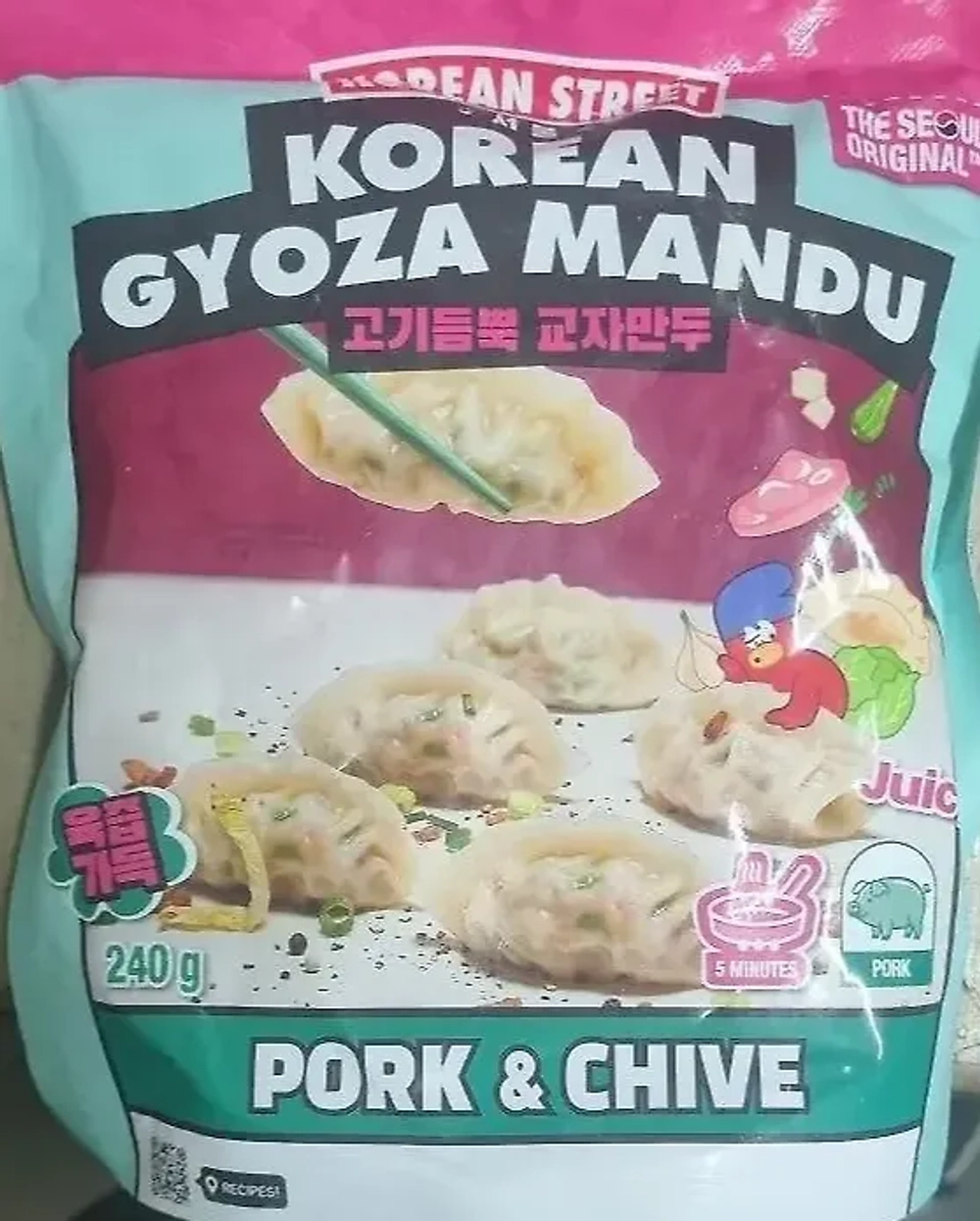 Дамплинги Korean Street со свининой 240 г