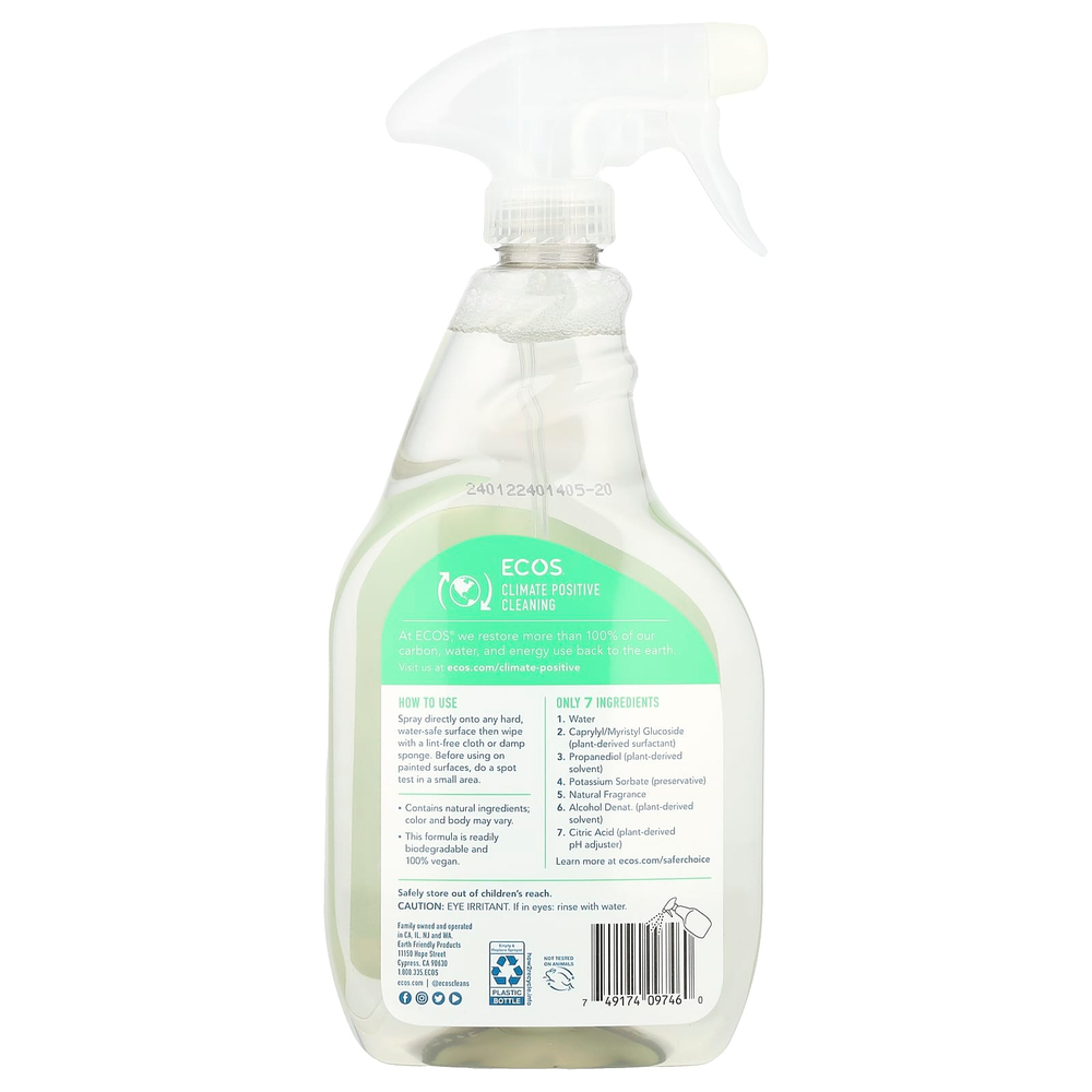 Earth Friendly Products, Ecos®, универсальное очиститель на растительной основе, петрушка, 650 мл (22 жидк. унции)