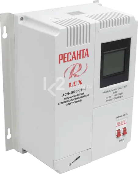 Стабилизатор напряжения Ресанта АСН-3000Н/1-Ц LUX