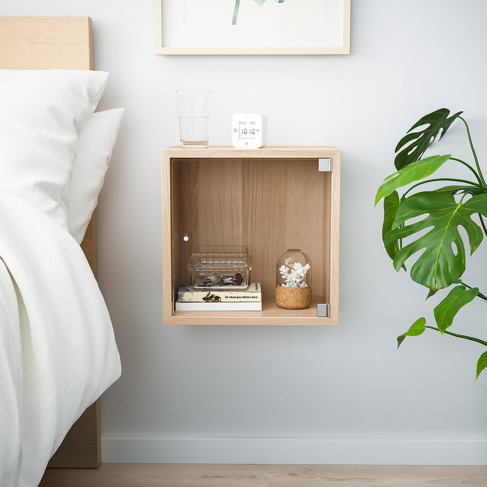 IKEA EKET  (ИКЕА ЕКЕТ)  -  Дверь стеклянная - стекло прозрачное 31x31 см