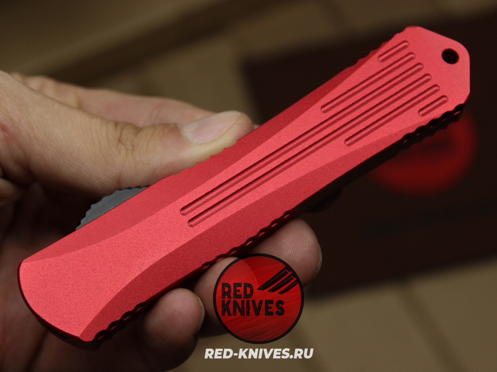Heretic Knives Manticore-E S/E - красная рук, светлый клинок RK/Н99