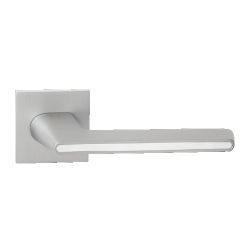 Ручка раздельная ABRISS R21.190 MCP/WH матовый хром/белый