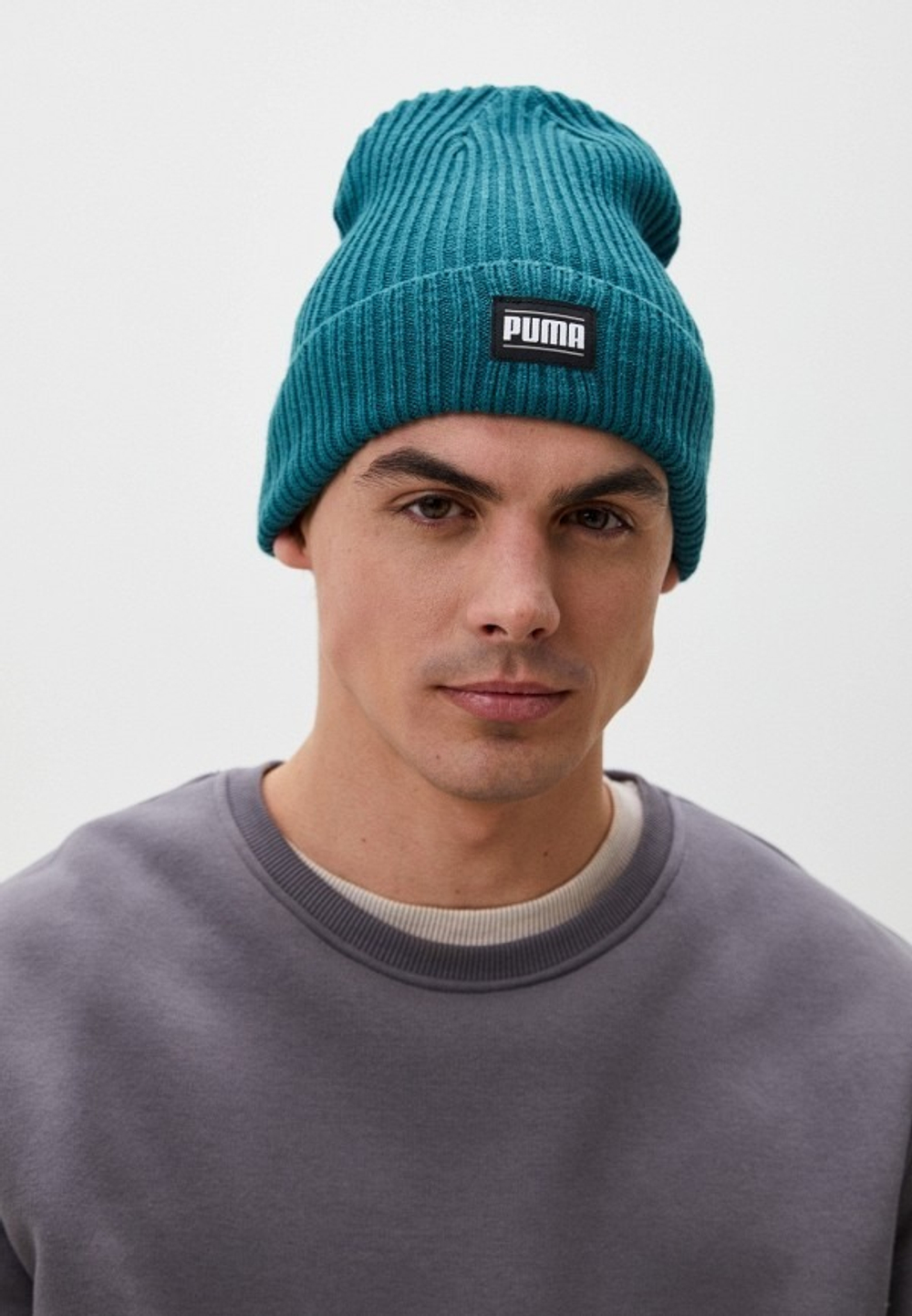 Шапка взрослая PUMA Ribbed Classic Cuff Beanie