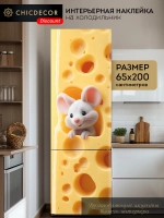 Наклейка на холодильник самоклеящаяся прикольная