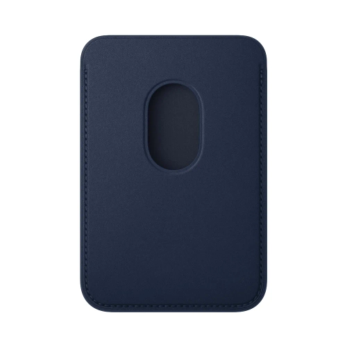 Тканевый чехол-бумажник с поддержкой MagSafe Apple FineWoven Wallet (2023), Deep Blue (Темно-синий)