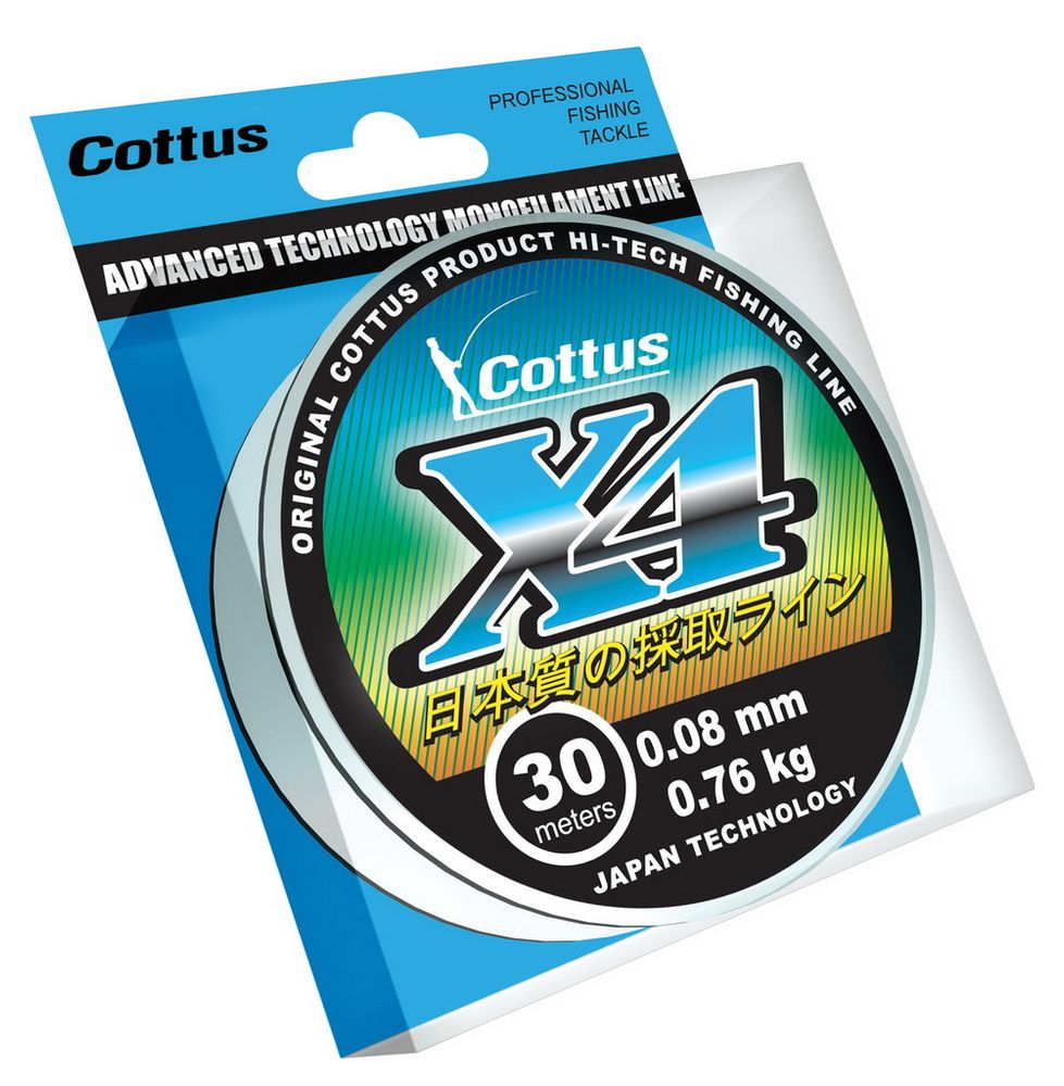 Леска Cottus "Х4" (30м)