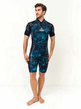 Гидрокостюм Sargan Nero 2.0 Shorty men 2 мм GalaxyAPE-09/черный