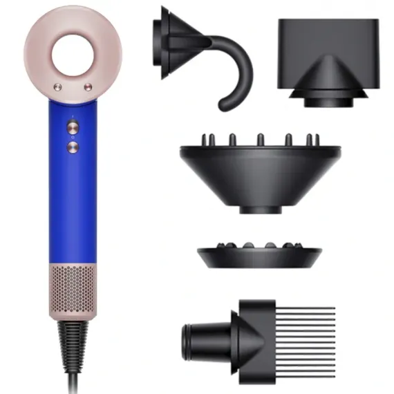 Фен Dyson Supersonic HD07 Blue/Blush с кейсом