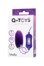 Виброяйцо с пультом управления A-Toys Shelly фиолетовое 6,5 см