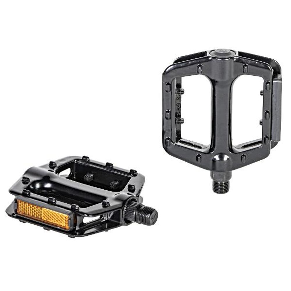 Педали STG FP-925, платформа, алюм, ось 9/16", насып. подшип. черные Х113108