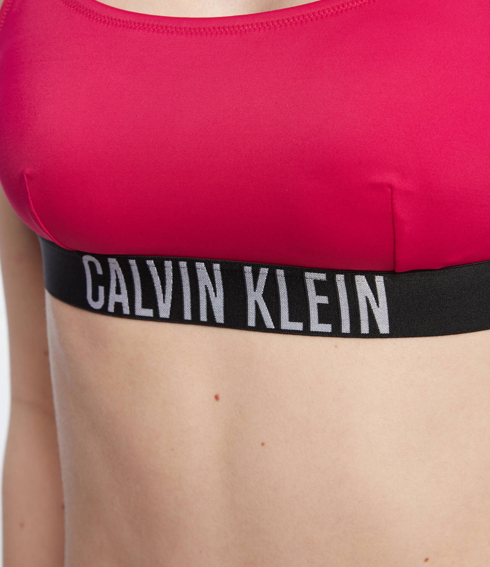 Топ бикини Calvin Klein Swimwear - фуксия(KW0KW01851)