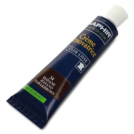 Жидкая кожа Saphir Creme Renovatrice, 25мл, табак [034]