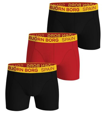 Мужские спортивные боксеры Björn Borg Cotton Stretch Spain 3P - multicolor