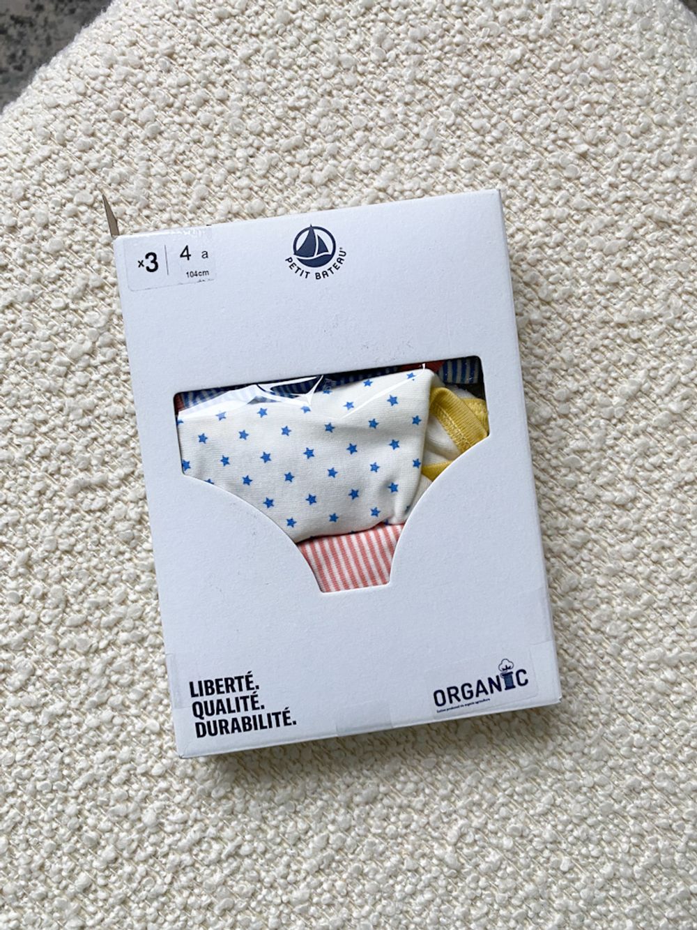 Новый хлопковый комплект Petit Bateau, 104