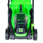 Газонокосилка аккумуляторная Greenworks Арт. 2516107UA, 24V, 33 см, бесщеточная, с 1хАКБ 2Ач и ЗУ