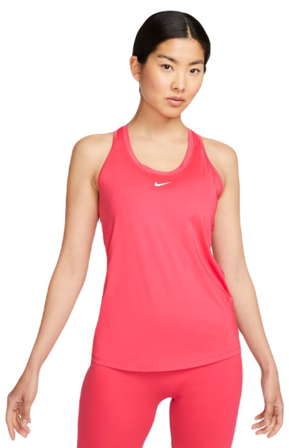 Женский топ теннисный Nike Dri-Fit One Slim Tank - красный