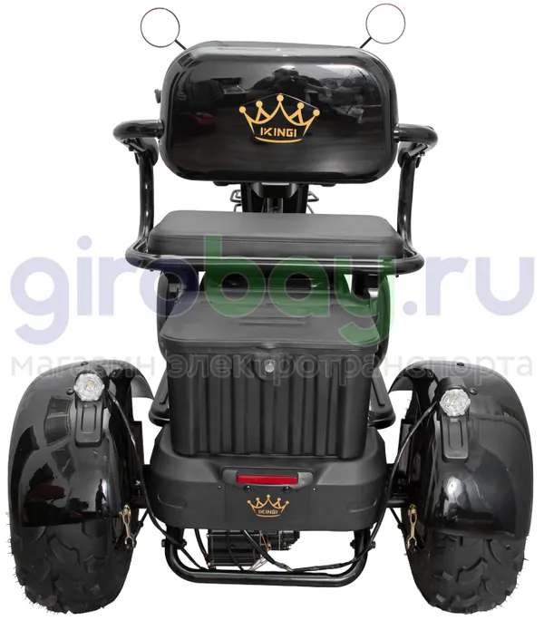Электротрицикл IKINGI SIBTRIKE T3 Pro MAX 1000W (60V/30Ah) - Чёрный фото №18