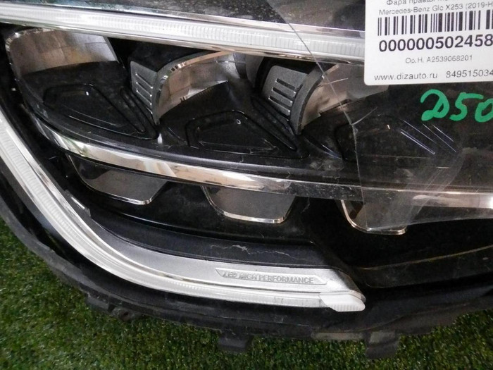 Битая Фара правая Mercedes GLC X253 (19-22) LED