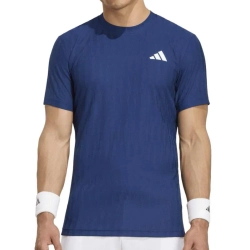 Мужская теннисная футболка Adidas Climacool+ Airchill Freelift - navy blue