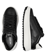 Кожаные кроссовки KAPRI LUG Karl Lagerfeld - черный(KL57530)